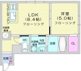 EXCEL中島公園の物件間取画像